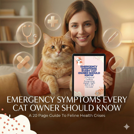 Emergency Symptoms Every Cat Owner Should Know - Ebook (+ 4 Free Bonus Tools)